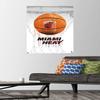 Trends International NBA Miami Heat - Drip Basketball 21 Wall Poster with Pushpins view 2