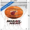 Trends International NBA Miami Heat - Drip Basketball 21 Wall Poster with Pushpins view 3