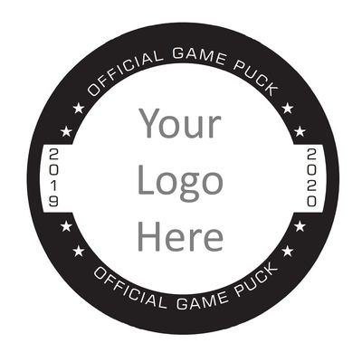 TigerTail Sports Personalized Team Logo Hockey Pucks (9034, 25 Pucks)
