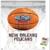 Trends International NBA New Orleans Pelicans - Drip Basketball 21 Wall Poster with Pushpins view 1