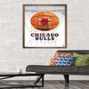Trends International NBA Chicago Bulls - Drip Basketball 21 Wall Poster, 22.375" x 34", Bronze Framed Version view 2