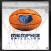Trends International NBA Memphis Grizzlies - Drip Basketball 21 Wall Poster, 22.375" x 34", Black Framed Version view 1