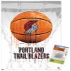 Trends International NBA Portland Trail Blazers - Drip Basketball 21 Wall Poster with Push Pins view 1