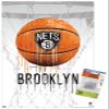 Trends International NBA Brooklyn Nets - Drip Basketball 21 Wall Poster with Push Pins view 1