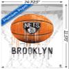 Trends International NBA Brooklyn Nets - Drip Basketball 21 Wall Poster with Push Pins view 3