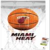 Trends International NBA Miami Heat - Drip Basketball 21 Wall Poster with Push Pins view 1