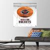 Trends International NBA Houston Rockets - Drip Basketball 21 Wall Poster with Pushpins view 2