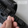 Monstrum 45 Degree Offset Picatinny Rail Mount view 3