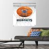 Trends International NBA Charlotte Hornets - Drip Basketball 21 Wall Poster with Pushpins view 2