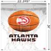 NBA Atlanta Hawks - Drip Basketball 21 Wall Poster with Push Pins view 3