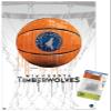 Trends International NBA Minnesota Timberwolves - Drip Basketball 21 Wall Poster with Push Pins view 1