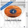 Trends International NBA Minnesota Timberwolves - Drip Basketball 21 Wall Poster with Push Pins view 3
