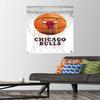 NBA Chicago Bulls - Drip Basketball 21 Wall Poster with Pushpins view 2