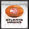 Trends International NBA Atlanta Hawks - Drip Basketball 21 Wall Poster, 22.375" x 34", Black Framed Version view 1