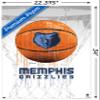 Trends International NBA Memphis Grizzlies - Drip Basketball 21 Wall Poster with Pushpins view 3