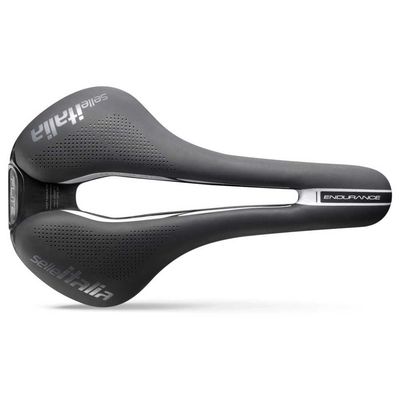 Selle Italia Flite Boost TI316 Superflow Endurance Saddle: Black/Black, L3