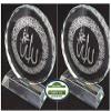 6 Pack Islam Console Decorative Ornament AYATUL KURSI Islamic Wall Decor Islam Crystal Frame Round Trophy Ramadan Gift-Eid Gifts-Islamic Gifts 123 view 4