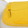 CHALLENGER Horse 23"x18" English Quilted Fur Padded All-Purpose Saddle Pad Yellow 7260YL view 4