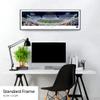 Penn State Football, Run Out (2021 White Out) - 40.25x13.75-inch Standard Framed Print by Blakeway Panoramas view 2