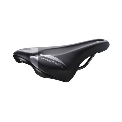 Selle Italia X-Bow Saddle: Grey/Black, S1