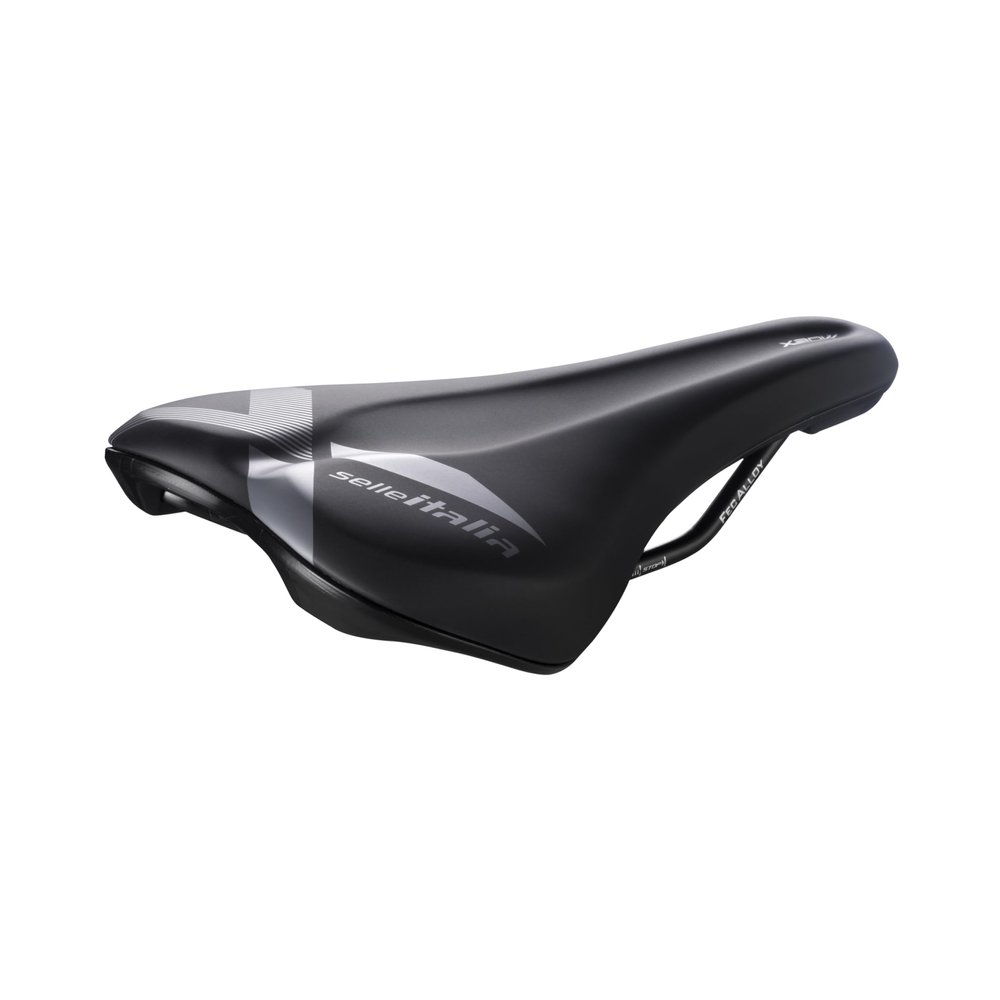 Selle Italia X-Bow Saddle: Grey/Black, S1