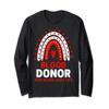 Blood Donor Month - National Volunteer Blood Donor Month Long Sleeve T-Shirt view 1