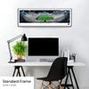 Penn State Football, End Zone (2021 White Out) - 40.25x13.75-inch Standard Framed Print by Blakeway Panoramas view 2