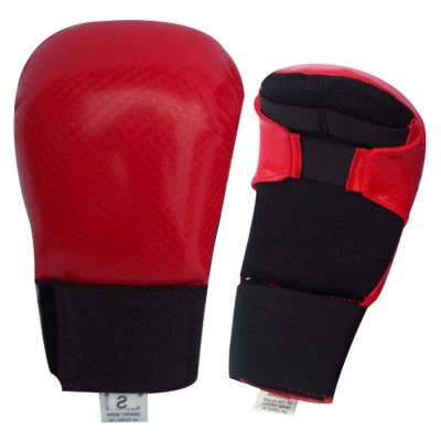 Ultimate - Karate Gloves - Martial Arts Training (Red, M)