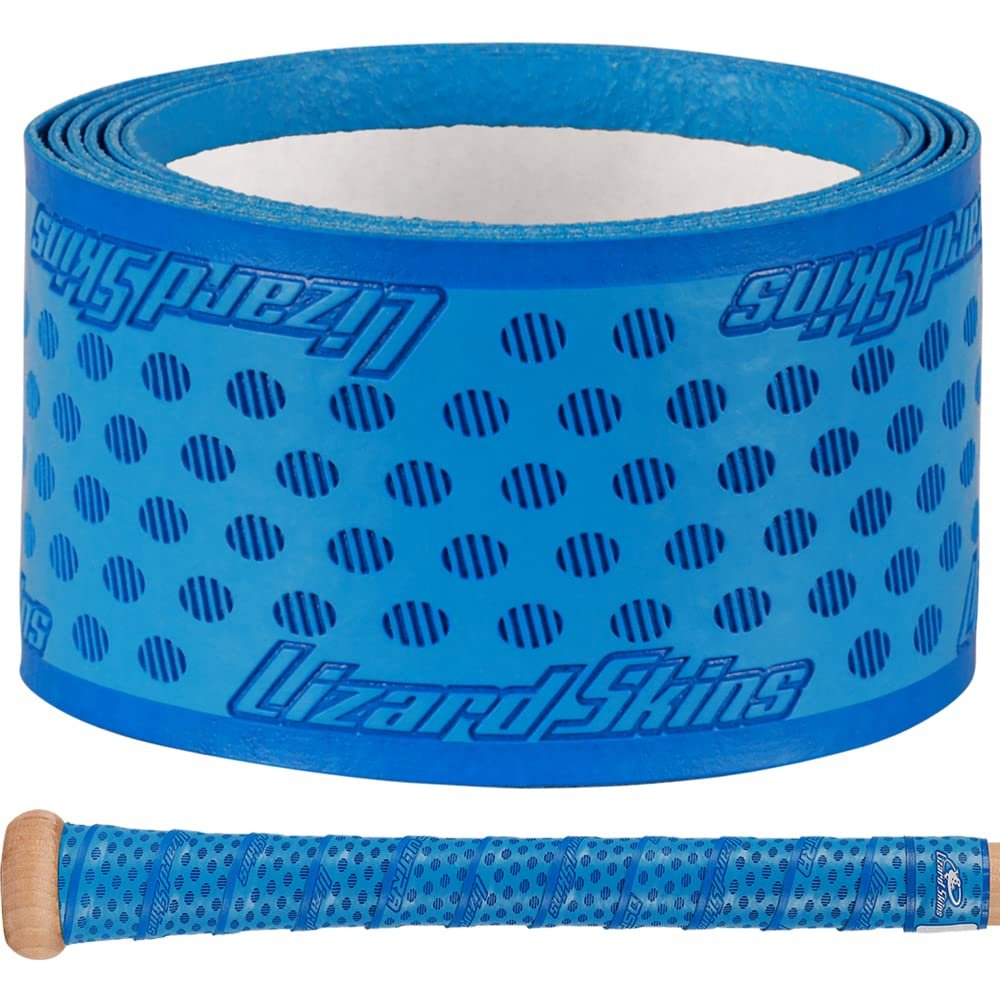 Lizard Skins DSP Ultra 0.5mm Bat Grip Next-Gen Durasoft Polymer Baseball & Softball Bat Tape (Polar Blue)
