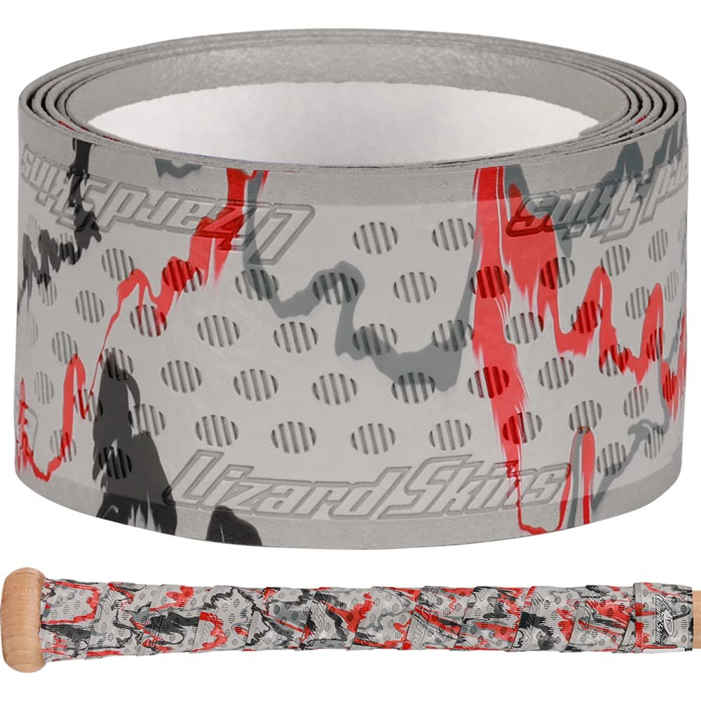 Lizard Skins DSP Ultra 1.1mm Bat Grip Next-Gen Durasoft Polymer Baseball & Softball Bat Tape (Blitz Camo)