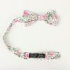 Spring Notion Men's Cotton Floral Print Pre-tied Bow Tie for Wedding Summer Party Dressy and Casual, 64-Blue Pink view 2