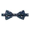 Spring Notion Men's Cotton Floral Print Pre-tied Bow Tie for Wedding Summer Party Dressy and Casual, 57-Navy view 1