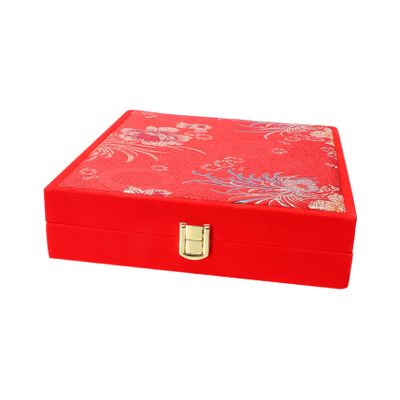 Cabilock 1pc Wooden Jewelry Storage Box Elegant Earring Display Case for Necklaces Bracelets for Weddings and Special Occasions Compact and Stylish Jewelry Organizer
