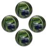 BuyBocceBalls - EPCO Candlepin Bowling Balls - Urethane Pro-Line - Lime Green, White & Navy (4 1/2 inch- 2lbs. 7oz.) - 4 Balls - Made In USA