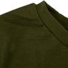 Digood Girls Long Sleeve Tunic Tops Knot Front Button Casual Loose Crewneck T-Shirt Tee Blouse Kids Pullover(Green,6-7 Years) view 4