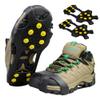Ice Cleats Snow Crampons for Shoes and Boots 10 Studs Crampons Ice Grips Anit Slip Silicone Rubber Walk Traction Ice Cleats Slip-on Stretch Footwear Walking on Snow and Ice S/M/L/XL (Small) view 1