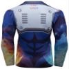 Red Plume Winter Warrior Men's Compression Sport Fitness Printing Shirt, Long Sleeve T-Shirt (M, Style 7) view 3