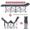 LILYPELLE Folding Camping Cot, Extra Wide Heavy Duty Sleeping Cots with Carry Bag, Double Layer Oxford Portable Travel Camp Cots for Home, Office Nap and Outdoor Beach view 4
