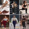 4 Pack Leggings for Women - High Waisted Tummy Control Soft No See-Through Black Yoga Pants for Athletic Workout view 2