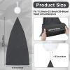 Geyoga 2 Pcs Men Silk Night Sleeping Cap Adjustable Drawstring Night Sleeping Cap with Pom Ball for Daily Use(Milk Fiber,Black, Gray) view 2