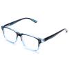 DUHKP Fashion Frame Nearsighted Shortsighted Distance Glasses Lens Myopia Glasses For Women/Men (Blue, -1) view 2