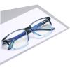 DUHKP Fashion Frame Nearsighted Shortsighted Distance Glasses Lens Myopia Glasses For Women/Men (Blue, -1) view 3