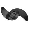 10in 2-Blade Marine Propeller Kit Plastic Outboard Propeller Boat Engine Propeller Electric Thruster Trolling Motor Parts for 50lb/60lb/68lb/88lb Outboard,for 12V/24V Motor