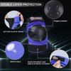 Haomaomao Adult & Kids Knee Pads Elbow Pads Wrist Guards Protective Gear Set for Roller Skates Scooter Inline Skating Cycling BMX Bike Skateboard Riding and Outdoor Extreme Multi-Sports view 3