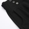 Black Midi Dresses for Women 2025 Fall High Waisted Aline Pleated Midi Length Skirt, Black, XXL view 4