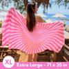 ECCOSOPHY Microfiber Beach Towel -Sand Free Towels are Quick Dry, Light Weight, Super Absorbent-Perfect Pool, Travel, Cruise, Camping Essentials - Oversized Extra Large for Adults (Aruba) view 2