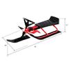 45 x 20 x 15'' Snow Racer Sled Snow Runner Bike Sled Enjoy Winter Skiing Sled, Durable Sled for Winter Sledding view 2