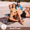 ECCOSOPHY Microfiber Beach Towels Made from Recycled Plastic Bottles - 71x35 inch Quick Dry Pool Towels - Large Sand Free Beach Towels - Oversized Travel Towels with Pouch (Kenya) view 3