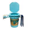 ISMART John Portable Camping Toilet with Comfortable Seat  Fits 5-Gallon ISMART Bucket, Includes Paper Holder & Accessory Storage (Paper Not Included) view 1