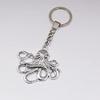 2Pcs Large Octopus Keychain Octopus Keyring Gifts For Men Jewelry Car Key Chain Ring view 3